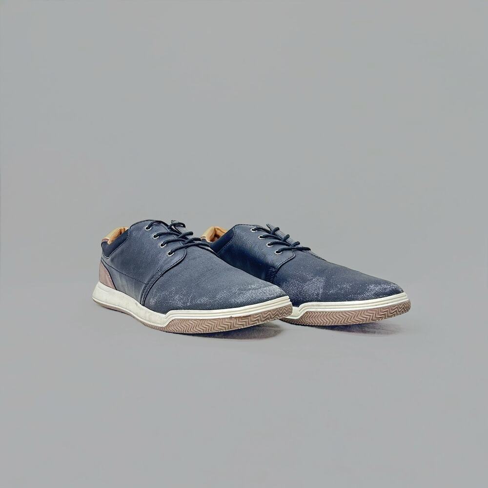 Hawker Rye Men’s Black Casual Lace-Up Shoes - Size 12